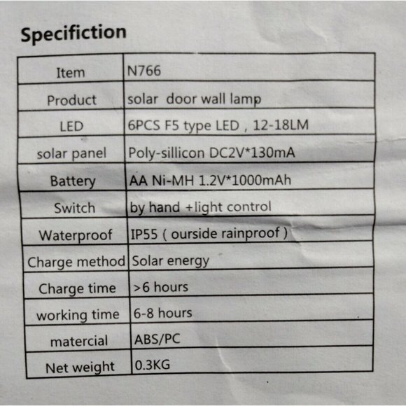 Solar Number Plate Light Home Garage - Picture 6 of 7
